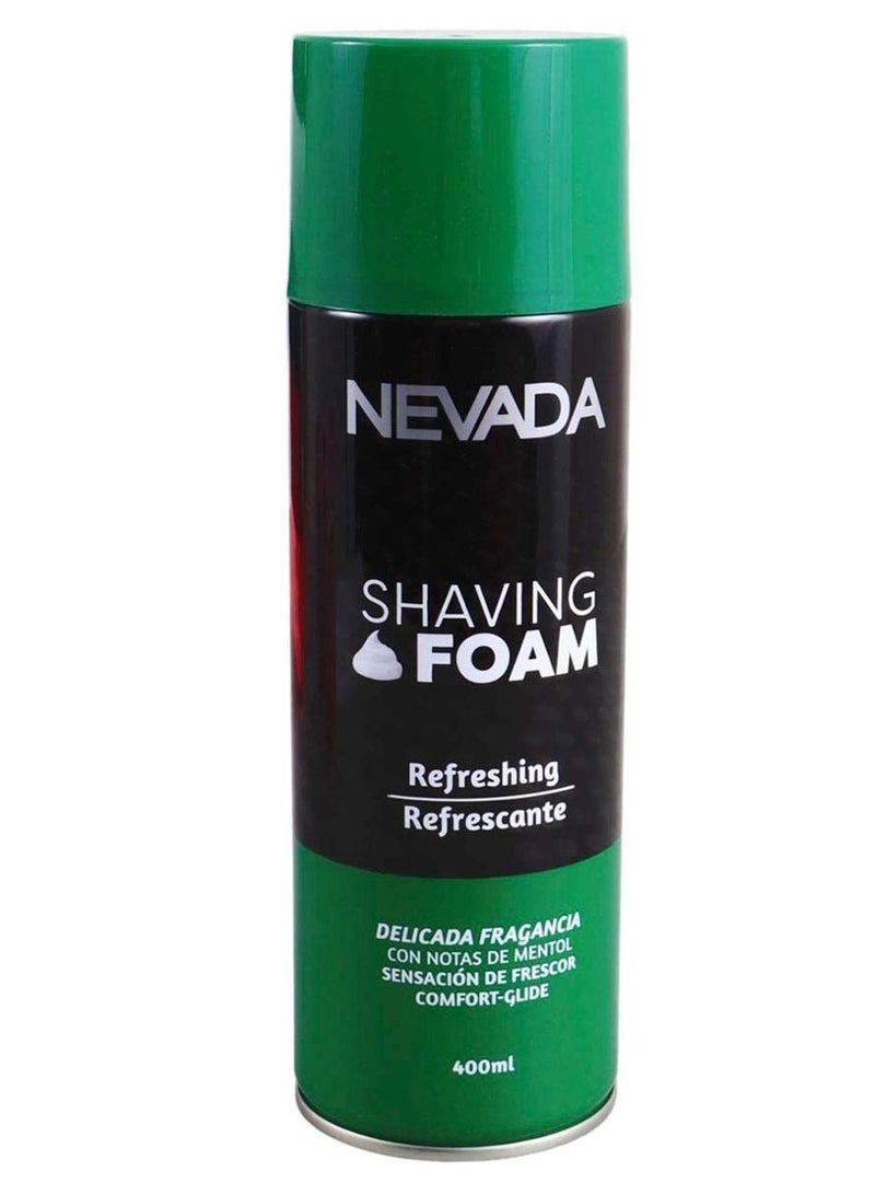 Nevada Refreshing Shaving Foam 400ml - Image 1